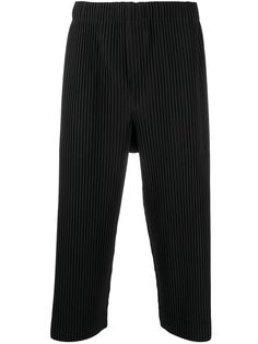 Homme Plissé Issey Miyake плиссированные кюлоты прямого кроя