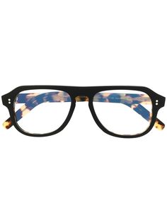 Cutler & Gross солнцезащитные очки-авиаторы в массивной оправе