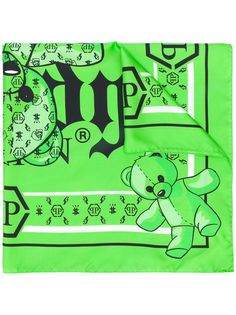 Philipp Plein платок Foulard Teddy Bear