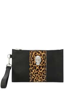 Philipp Plein декорированный клатч Minudier