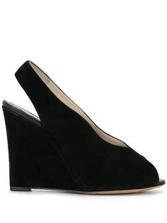 Céline Pre-Owned туфли pre-owned на танкетке с ремешком на пятке