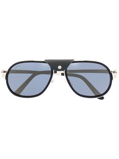 Cartier Eyewear солнцезащитные очки-авиаторы с затемненными линзами