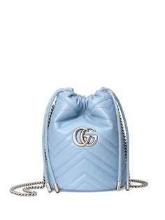 Gucci сумка-ведро GG Marmont размера мини