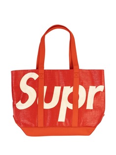 Supreme плетеная сумка-тоут