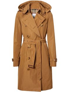 Burberry тренч со съемным капюшоном