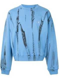 Off-White толстовка с логотипом Arrows и принтом тай-дай