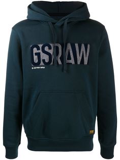 G-Star RAW худи с кулиской и логотипом