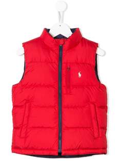 Ralph Lauren Kids классический пуховый жилет