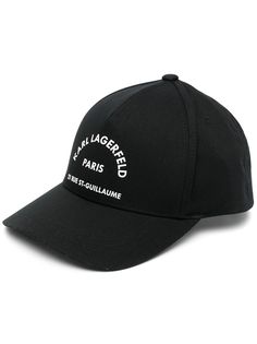 Karl Lagerfeld кепка с вышитым логотипом