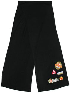 Dsquared2 Kids трикотажный шарф с нашивками