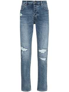 Ksubi узкие джинсы Chitch Runway с эффектом потертости