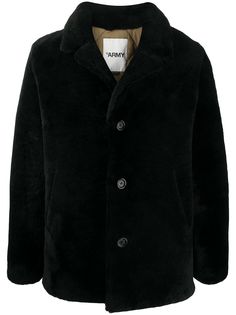 Yves Salomon меховое пальто с длинными рукавами