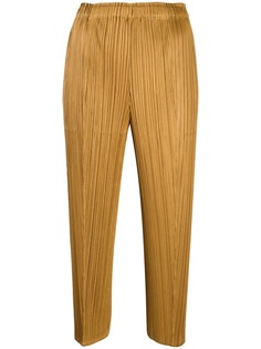 Pleats Please Issey Miyake укороченные брюки со складками