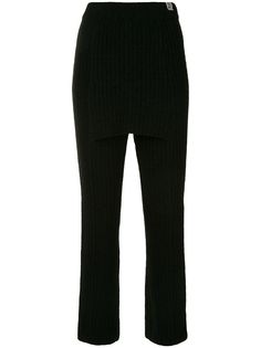 Miharayasuhiro Modified брюки в рубчик с юбкой