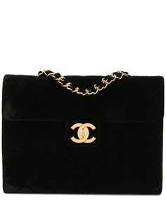 Chanel Pre-Owned стеганый портфель 1995-го года с логотипом CC