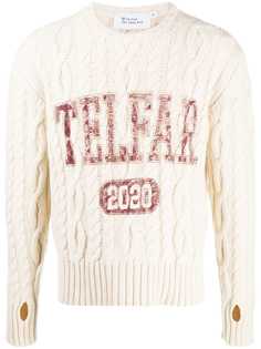 Telfar фактурный джемпер с логотипом