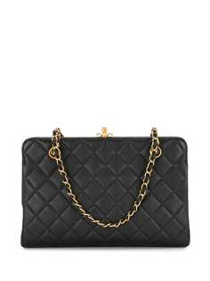 Chanel Pre-Owned стеганая сумка-тоут 1997-го года с цепочкой