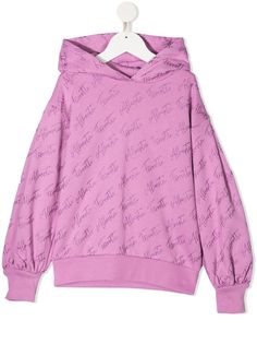 Alberta Ferretti Kids худи с монограммой