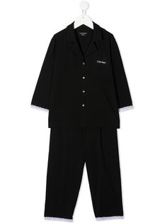 Calvin Klein Kids пижама с кружевными манжетами
