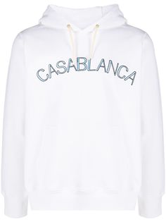 Casablanca худи с вышитым логотипом