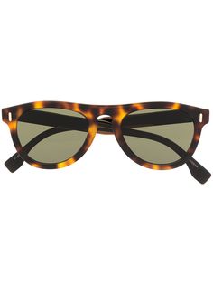 Fendi Eyewear солнцезащитные очки в квадратной оправе