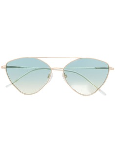 Love Moschino солнцезащитные очки-авиаторы с градиентными линзами