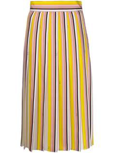 Emilio Pucci полосатая юбка с логотипом