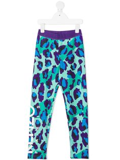 Kenzo Kids леггинсы с леопардовым принтом