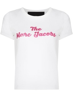 The Marc Jacobs футболка с логотипом и блестками