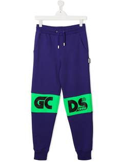 Gcds Kids спортивные брюки в стиле колор-блок с логотипом