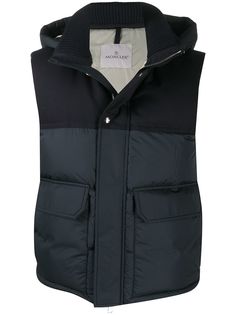 Moncler жилет Obergabelhorn со вставками