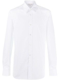 Alexander McQueen поплиновая рубашка