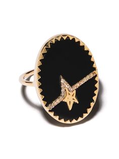 Pascale Monvoisin кольцо Varda Nº3 из желтого золота с бриллиантами