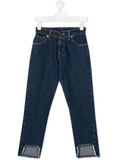 Chiara Ferragni Kids джинсы с вырезами