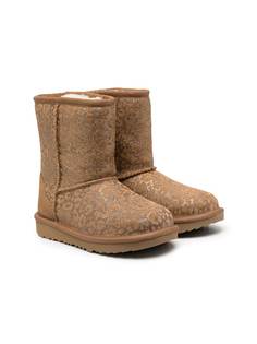 UGG Kids угги с леопардовым принтом