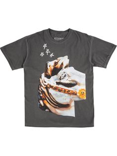 Travis Scott футболка Horse Head Date Back