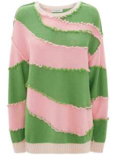 JW Anderson джемпер в технике пэчворк