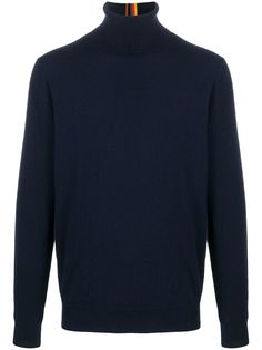 Paul Smith свитер в рубчик с высоким воротником