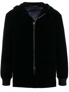 Giorgio Armani стеганая куртка с капюшоном
