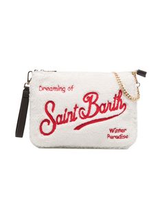 MC2 Saint Barth Kids сумка на плечо с вышитым логотипом