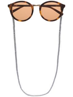 MISSONI EYEWEAR солнцезащитные очки в круглой оправе с затемненными линзами