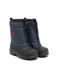 Ralph Lauren Kids стеганые зимние сапоги