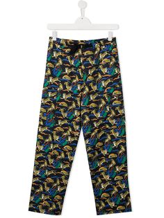 Kenzo Kids брюки с принтом