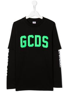 Gcds Kids многослойная футболка с длинными рукавами