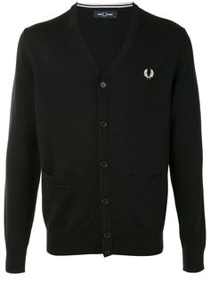 FRED PERRY кардиган с вышитым логотипом