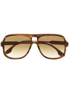Victoria Beckham Eyewear солнцезащитные очки-авиаторы черепаховой расцветки