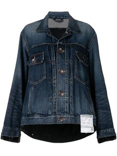 Maison Mihara Yasuhiro джинсовая куртка оверсайз