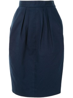 Yves Saint Laurent Pre-Owned юбка со сборками