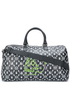 Philipp Plein дорожная сумка с вышивкой