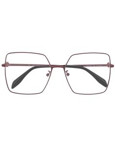 Alexander McQueen Eyewear очки в квадратной оправе